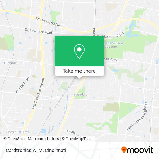 Mapa de Cardtronics ATM