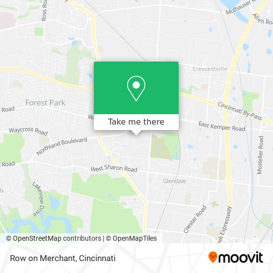 Row on Merchant map