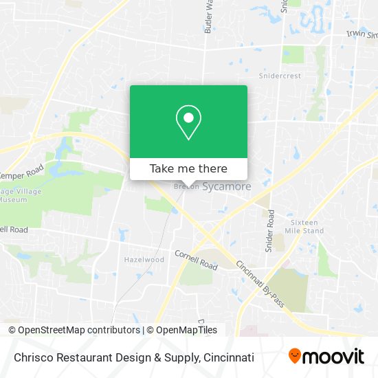 Mapa de Chrisco Restaurant Design & Supply