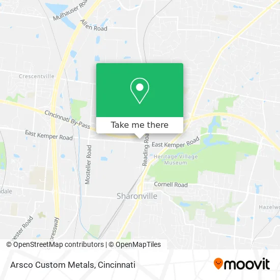 Arsco Custom Metals map
