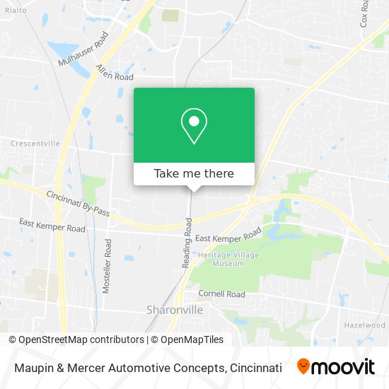 Mapa de Maupin & Mercer Automotive Concepts