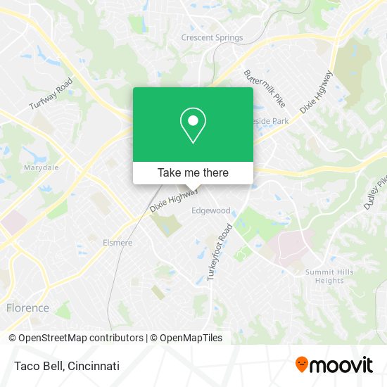 Mapa de Taco Bell