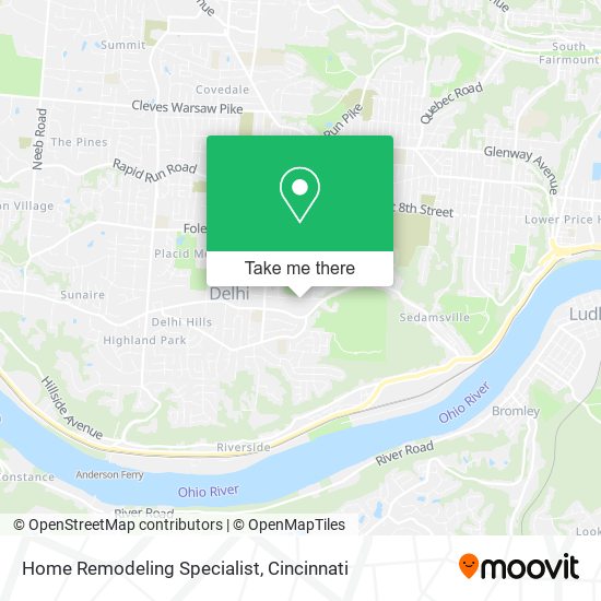 Home Remodeling Specialist map