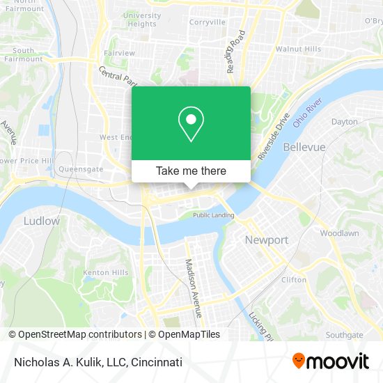 Nicholas A. Kulik, LLC map