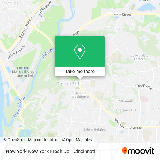 New York New York Fresh Deli map