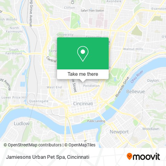 Mapa de Jamiesons Urban Pet Spa