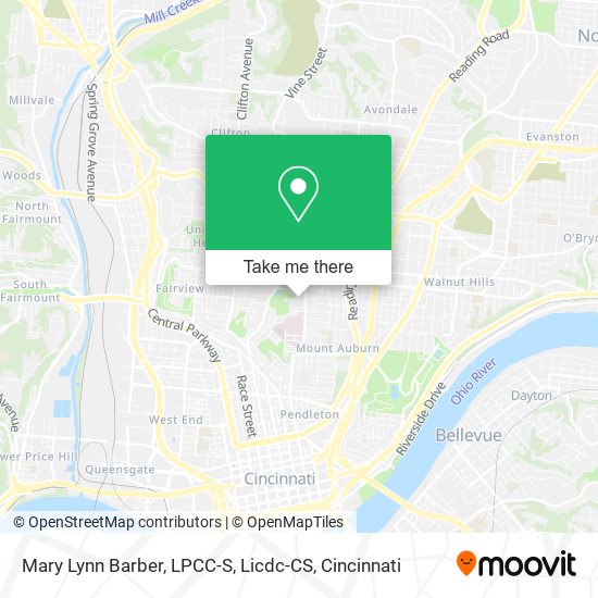 Mary Lynn Barber, LPCC-S, Licdc-CS map