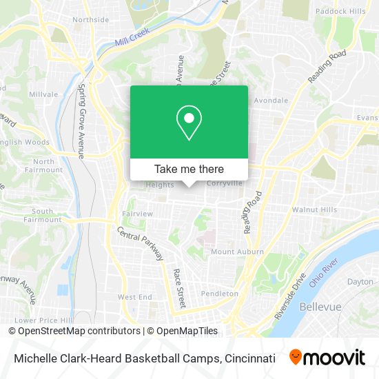 Michelle Clark-Heard Basketball Camps map