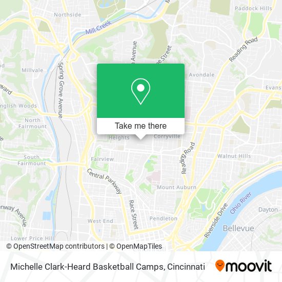 Mapa de Michelle Clark-Heard Basketball Camps