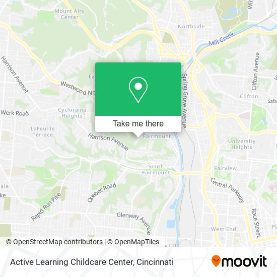 Mapa de Active Learning Childcare Center