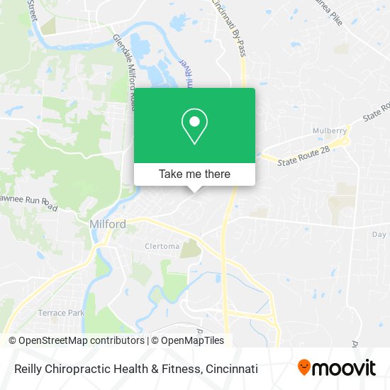 Reilly Chiropractic Health & Fitness map