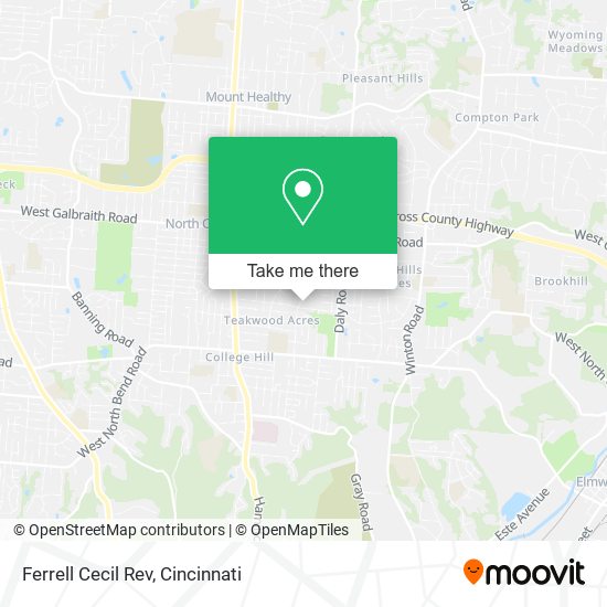 Mapa de Ferrell Cecil Rev