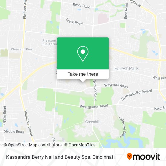 Mapa de Kassandra Berry Nail and Beauty Spa