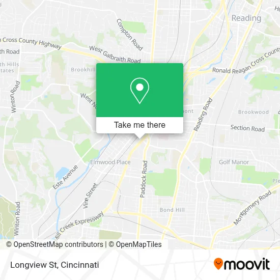 Longview St map