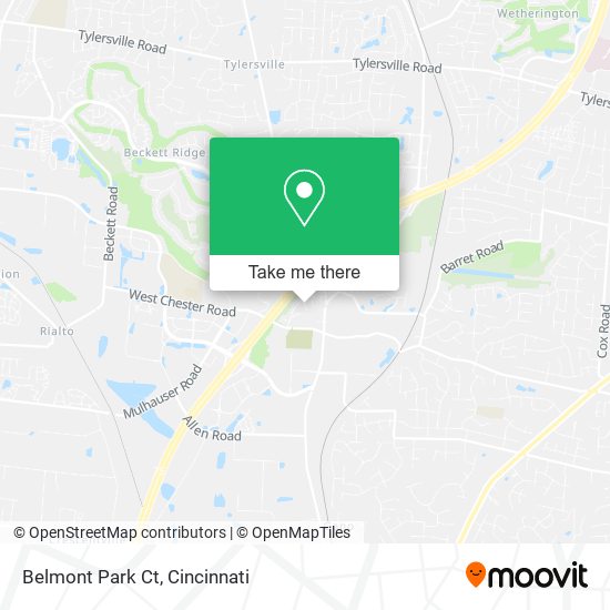 Mapa de Belmont Park Ct