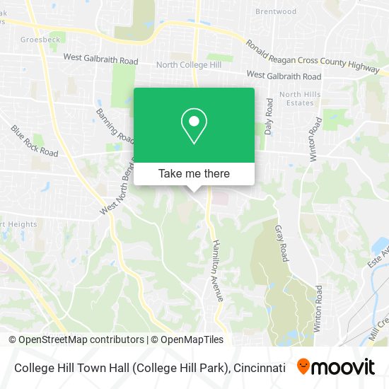 Mapa de College Hill Town Hall (College Hill Park)