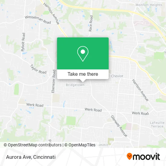 Mapa de Aurora Ave