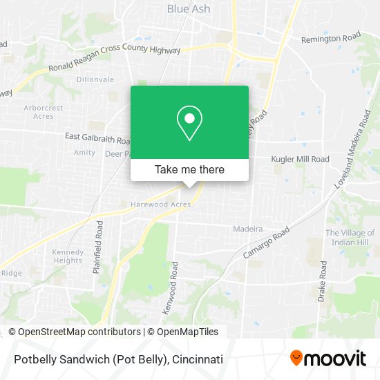Potbelly Sandwich (Pot Belly) map