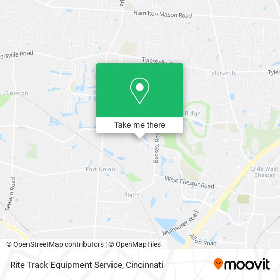 Rite Track Equipment Service map