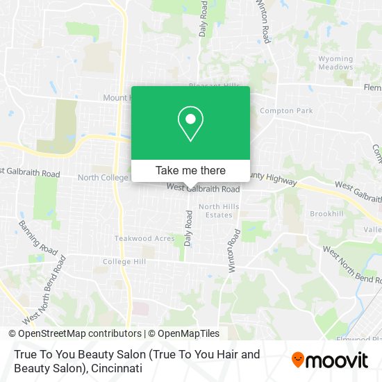 True To You Beauty Salon (True To You Hair and Beauty Salon) map