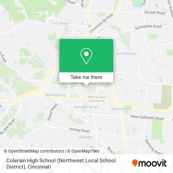 Mapa de Colerain High School (Northwest Local School District)