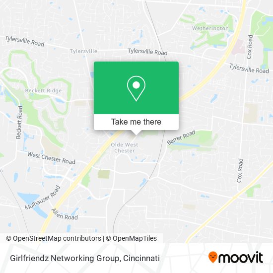 Mapa de Girlfriendz Networking Group