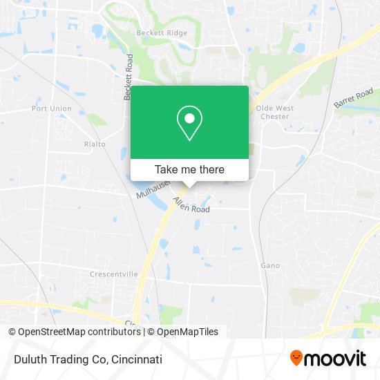 Duluth Trading Co map