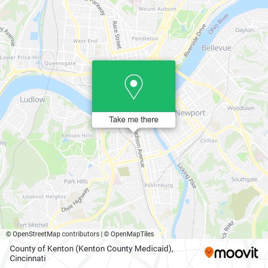County of Kenton (Kenton County Medicaid) map