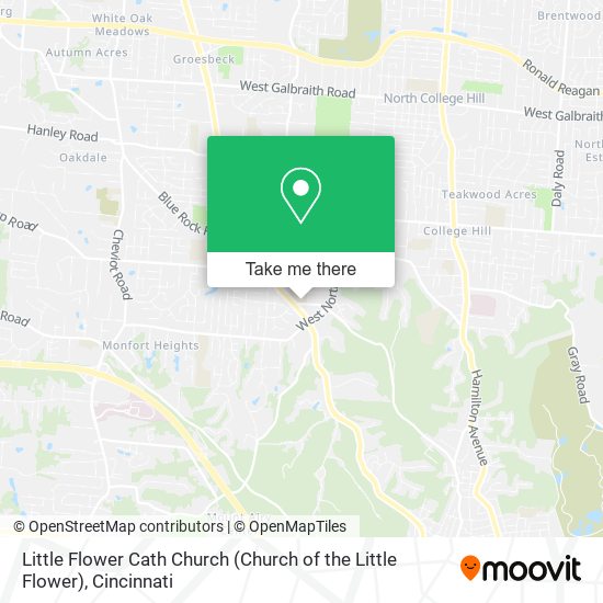 Little Flower Cath Church (Church of the Little Flower) map