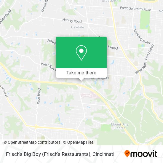 Mapa de Frisch's Big Boy (Frisch's Restaurants)