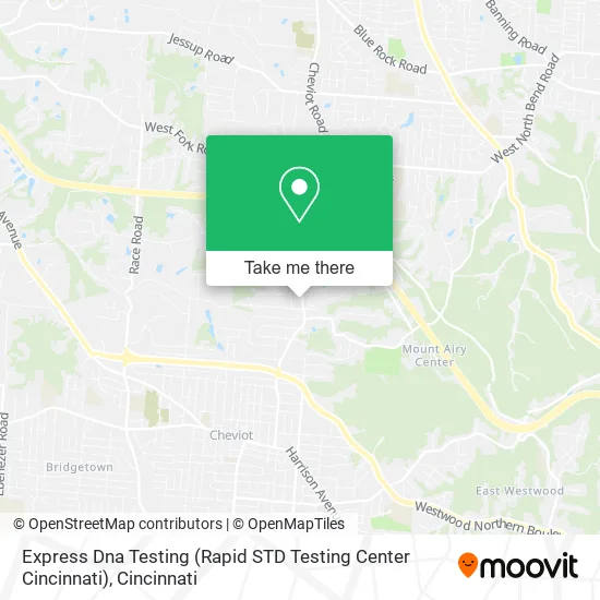 Express Dna Testing (Rapid STD Testing Center Cincinnati) map