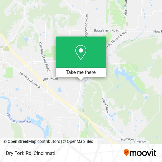 Mapa de Dry Fork Rd
