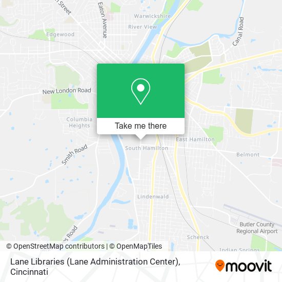 Lane Libraries (Lane Administration Center) map