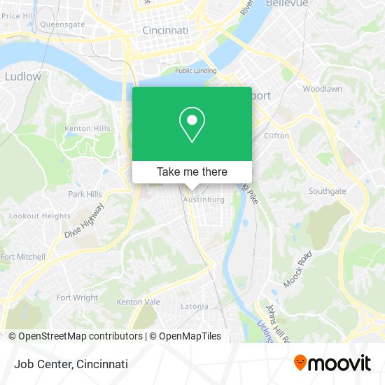 Job Center map