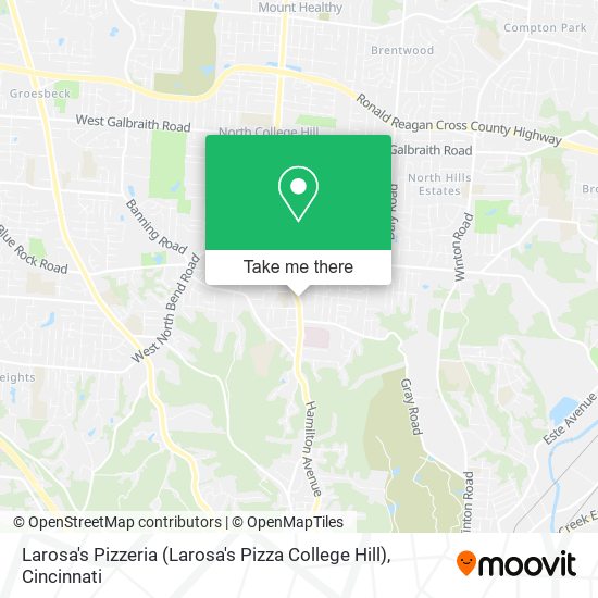 Larosa's Pizzeria (Larosa's Pizza College Hill) map