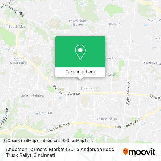 Anderson Farmers' Market (2015 Anderson Food Truck Rally) map