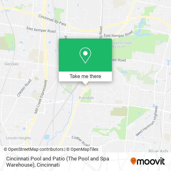 Cincinnati Pool and Patio (The Pool and Spa Warehouse) map