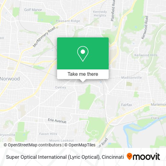 Super Optical International (Lyric Optical) map