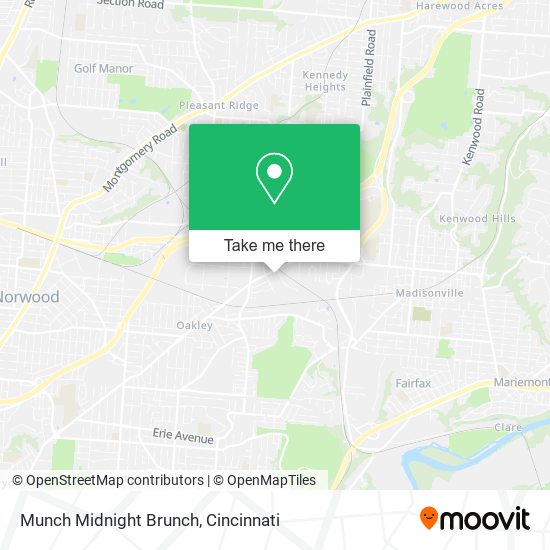 Munch Midnight Brunch map