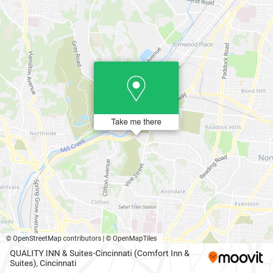 QUALITY INN & Suites-Cincinnati (Comfort Inn & Suites) map