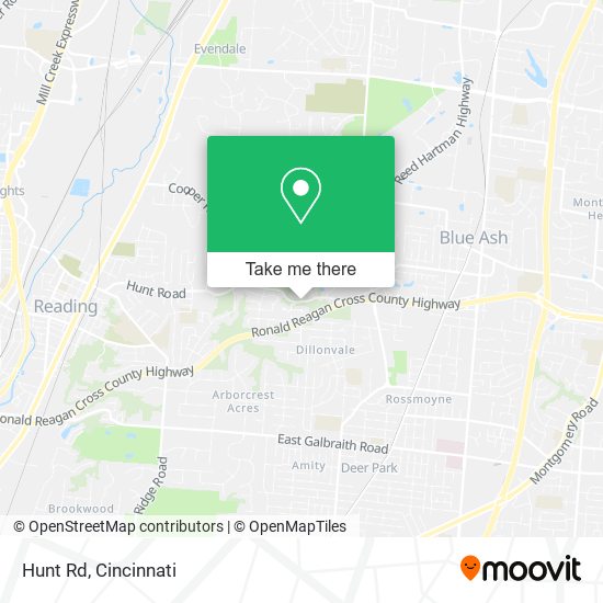 Mapa de Hunt Rd