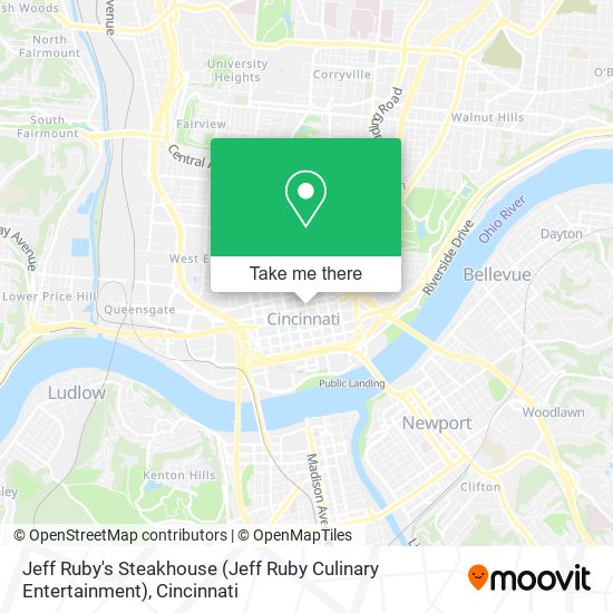 Jeff Ruby's Steakhouse (Jeff Ruby Culinary Entertainment) map