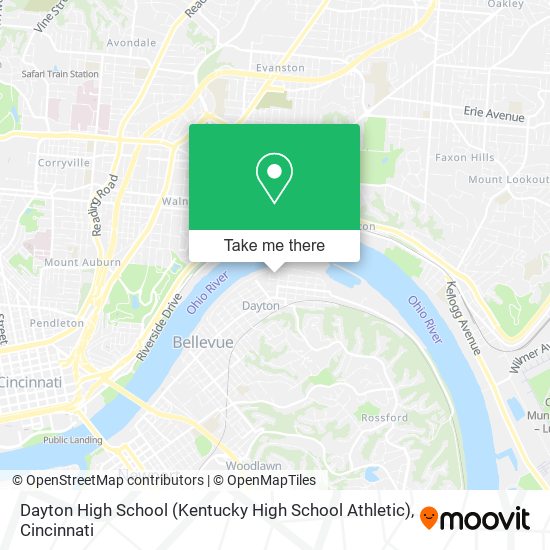 Mapa de Dayton High School (Kentucky High School Athletic)