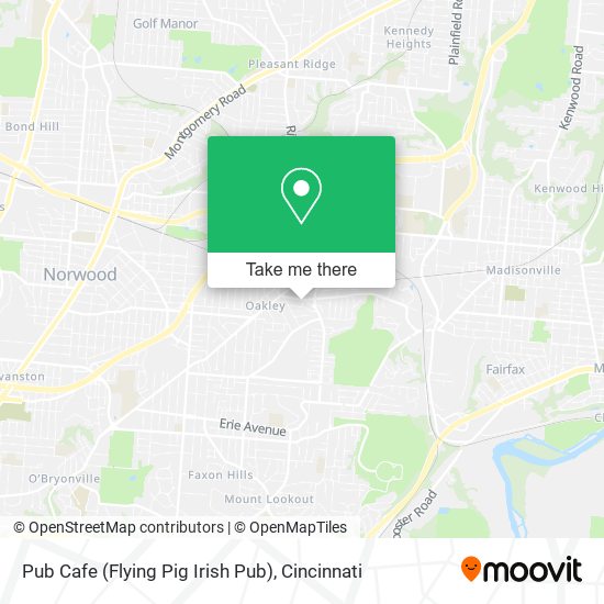 Pub Cafe (Flying Pig Irish Pub) map