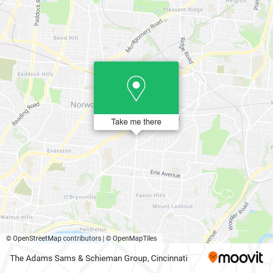 The Adams Sams & Schieman Group map