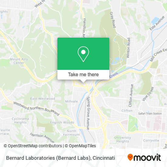 Bernard Laboratories (Bernard Labs) map