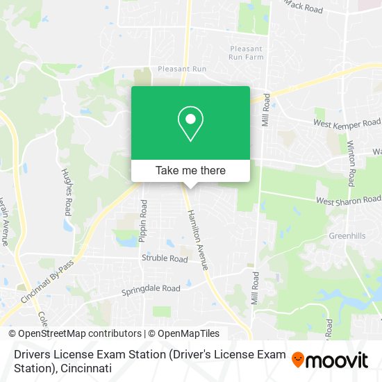 Mapa de Drivers License Exam Station (Driver's License Exam Station)