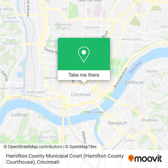 Mapa de Hamilton County Municipal Court (Hamilton County Courthouse)