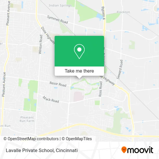 Lavalle Private School map