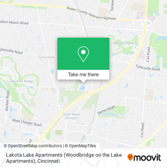 Lakota Lake Apartments (Woodbridge on the Lake Apartments) map